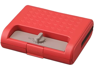 他サイト： IRIS OHYAMA アイリスオーヤマ IMS-902-R レッド マルチサンドメーカーダブルサイズの商品画像