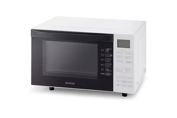 他サイト： IRIS OHYAMA アイリスオーヤマ MO-F1810-W(ホワイト) オーブンレンジ フラットテーブル 18L ヘルツフリの商品画像