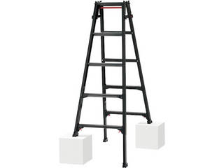 他サイト： Hasegawa/長谷川工業 ハシゴ兼用伸縮脚立(ブラックレーベル)RYZB-15(10138)の商品画像