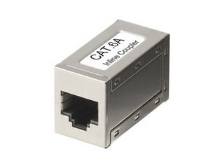 他サイト： SANWA SUPPLY サンワサプライ サンワサプライ RJ-45中継アダプタ(カテゴリ6A STP) ADT-EX-6ASTの商品画像