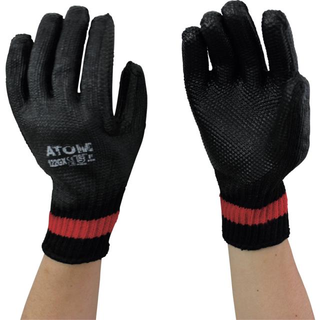 他サイト： ATOM アトム ゴム張り クロベエ 3双組 122GX-3Pの商品画像