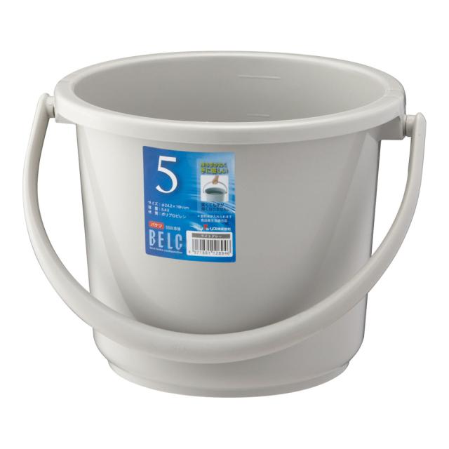 他サイト： RISU リス ベルク バケツ グレー/5SB 本体の商品画像