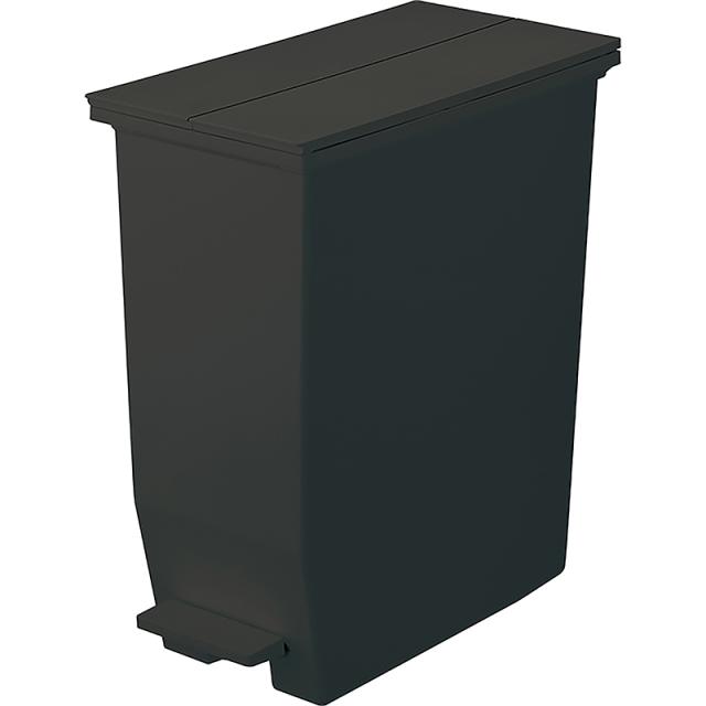 他サイト： RISU リス 日本製 SOLOW ペダルオープンツイン 抗菌 ダストボックス ゴミ箱 35L ブラック RSD-77BKの商品画像