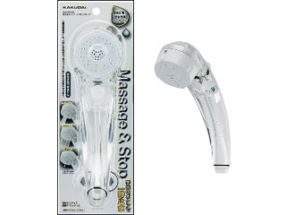 他サイト： KAKUDAI/カクダイ 低水圧用マッサージストップシャワー 356-720-W(ホワイト)の商品画像