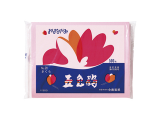 他サイト： 合鹿製紙 飾り付けの定番 お花が作れる お花紙五色鶴 500枚入 さくら GO-500-LPの商品画像