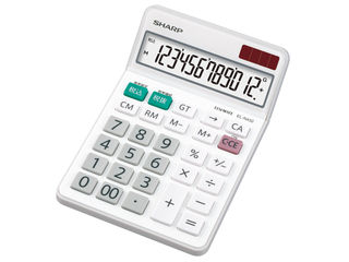 他サイト： SHARP/シャープ 電卓(ナイスサイズタイプ) EL-N432-X(12桁)の商品画像