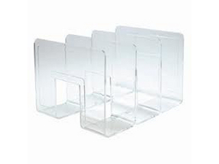 他サイト： sedia/セキセイ クリスタルラックA4 3仕切 クリスタルクリア CRX-265-90の商品画像