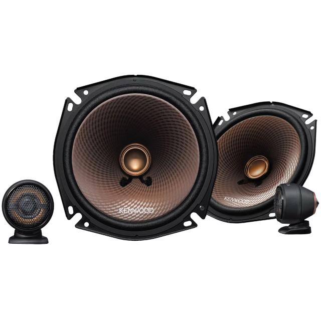 他サイト： KENWOOD ケンウッド KFC-RS175S 17cmセパレートカスタムフィット・スピーカー(2本1組・ツィーター1組付属)の商品画像