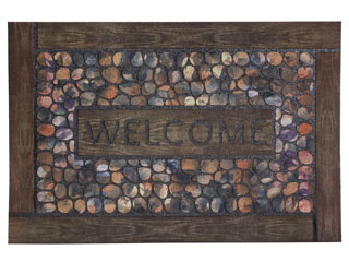 他サイト： Bestco ベストコ 玄関マット 泥落とし 水洗いOK エントランスラバーマット ウェルカムストーン 40×60cm ND-4の商品画像