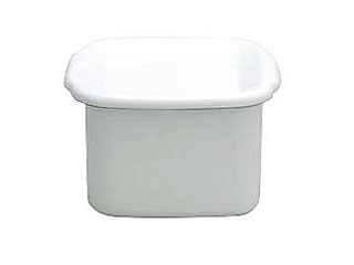 他サイト： Noda Horo 野田琺瑯 White Series スクウェア M琺瑯蓋付 WSH-Mの商品画像