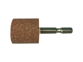 他サイト： ICHINEN/イチネンミツトモ RELIEF 六角軸 軸付砥石 金属用(WA) 円筒型 φ25×25mm 27801の商品画像