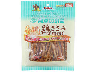 他サイト： DoggyMan ドギーマンハヤシ 無添加良品 香ばし鶏ささみ 細切り 120gの商品画像
