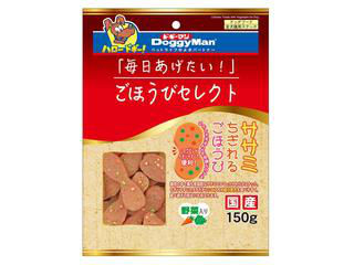 他サイト： DoggyMan ドギーマンハヤシ ごほうびセレクト ササミちぎれるごほうび野菜入り 150gの商品画像