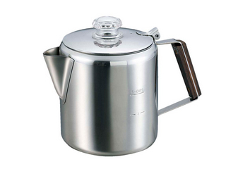 他サイト： キャプテンスタッグ CAPTAIN STAG M1224 18-8ステンレス製 パーコレーター6カップの商品画像