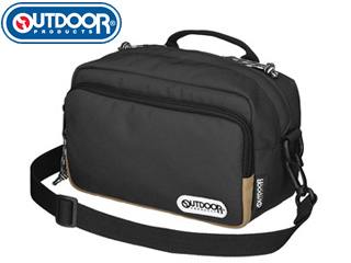 他サイト： OUTDOOR PRODUCTS アウトドアプロダクツ ODCSB03BK(ブラック) カメラショルダーバッグ03の商品画像