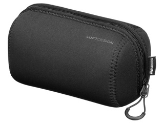 他サイト： HAKUBA ハクバ KLP-LS9015BK(ブラック) ルフトデザイン スリムフィット レンズポーチ 90-150の商品画像