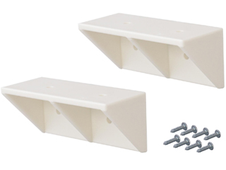 他サイト： HEIAN 平安伸銅工業 シェルフサポート 1セット ネジ8本付 オフホワイトの商品画像