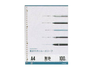 他サイト： maruman/マルマン A4 ルーズリーフ 無地 100枚 L1106H A4判(30穴)・100枚入の商品画像
