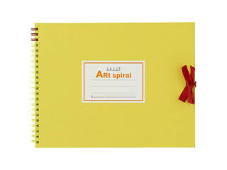 他サイト： maruman/マルマン ARt spiral アートスパイラル スケッチブック F2 イエロー S312-04の商品画像