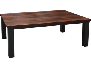 他サイト： YUASA ユアサプライムス YLW-1059MC(MBK) こたつテーブル アンティーク調天板 105×75cm 長方形の商品画像