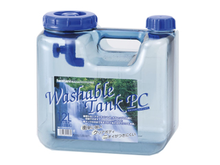 他サイト： Iwatani 岩谷マテリアル ウォッシャブルタンク ポリカ 12L 蛇口式コック付の商品画像