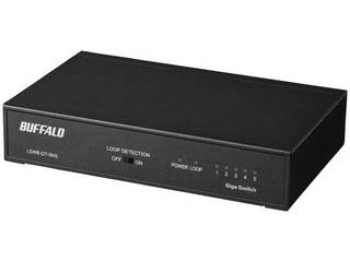 他サイト： BUFFALO バッファロー Giga 5ポート スイッチングハブ 電源内蔵 金属筐体 マグネット付 ブラック LSW6-GT-の商品画像
