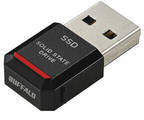 他サイト： BUFFALO バッファロー PC対応 USB3.2(Gen1)対応 TV録画対応 SSD 1TB SSD-PST1.0U3-Bの商品画像