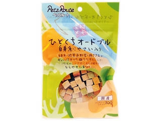 他サイト： Petz Route ペッツルート ひとくちオードブル 白身魚にやさい入り 100gの商品画像
