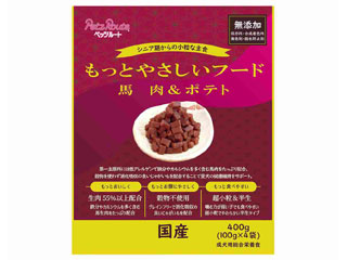 他サイト： Petz Route ペッツルート もっとやさしいフード 馬肉&ポテト 400gの商品画像