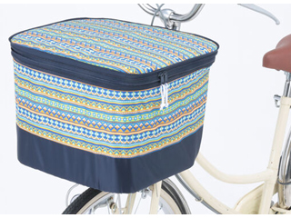 他サイト： kawasumi/川住製作所 2段式前カゴカバー モダンネイティBL K-NB5の商品画像