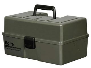 他サイト： Bestco ベストコ ベストコ ツールボックス 仕切式 ガレージ DIY アウトドア 工具箱 パーツ カーキ MA-4028 の商品画像