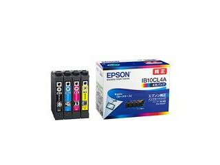 他サイト： EPSON エプソン 純正 インクジェットプリンター用 インクカートリッジ/カードケース(4色パック) IB10CL4Aの商品画像