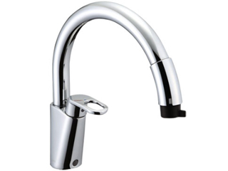 他サイト： LIXIL リクシル INAX キッチンワンホールハンドシャワー付シングルレバー混合水栓(寒冷地向け) RSF-831YNの商品画像