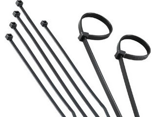 他サイト： TRUSCO/トラスコ中山 ナイロン結束バンド耐候性タイプ幅4.8mm長さ368mm 100本 TRJ350SBの商品画像