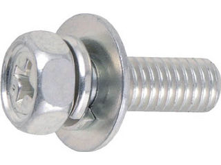 他サイト： TRUSCO トラスコ中山 組込ボルト アブセットP-3 三価白 サイズM5X35 19本入 B768-0535の商品画像