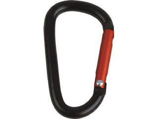 他サイト： TRUSCO トラスコ中山 カラビナ 線径5mmX50mm D型 ブラック TKN550BKの商品画像