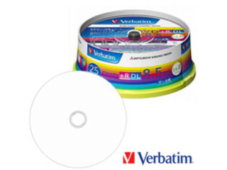 他サイト： Verbatim/バーベイタム データ用DVD+R DL 8.5GB(2.4-8倍速対応) スピンドルケース 25枚 DTR85の商品画像