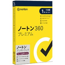 他サイト： ノートンライフロック ノートン 360 プレミアム アンチトラック 1年5台版 21449690の商品画像