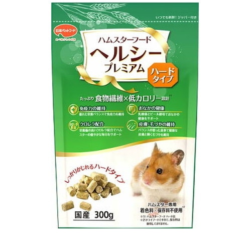 他サイト： ハムスター ヘルシープレミアム ハード 300g 小動物 フード おやつ ◆賞味期限 2027年1月の商品画像