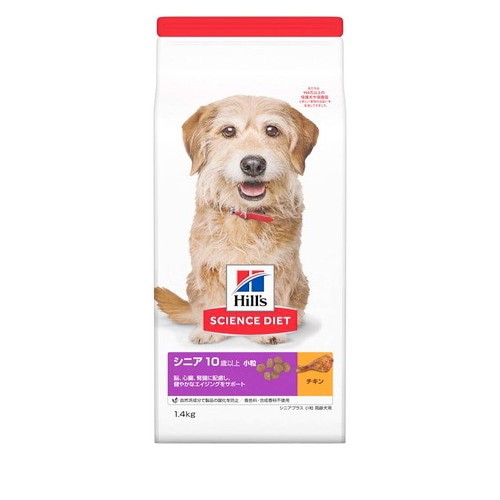 他サイト： サイエンス・ダイエット シニアプラス 10歳以上 小粒 高齢犬用 1.4Kg 犬 ドッグフード えさ ドライ ◆賞味期限 202の商品画像
