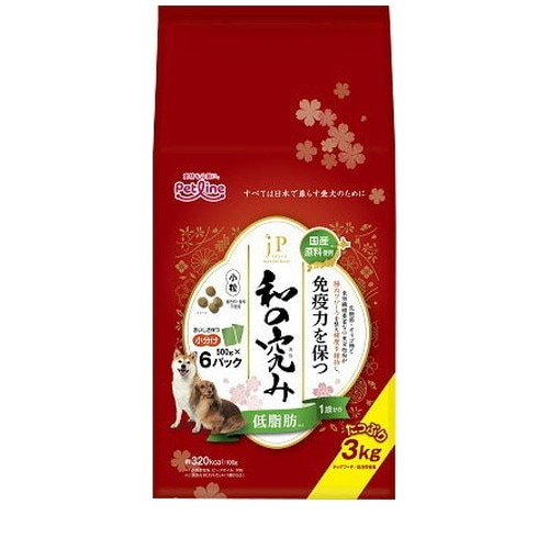 他サイト： JPスタイル和の究み 小粒 低脂肪 1歳から 3kg 犬 ドッグフード えさ ドライ ◆賞味期限 2027年5月の商品画像