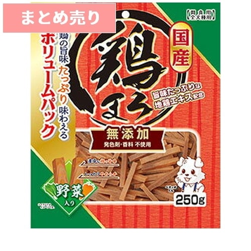 他サイト： 2個まとめ売り 鶏まろ 野菜入り 250g 犬 えさ おやつ ジャーキー ◆賞味期限 2027年1月の商品画像