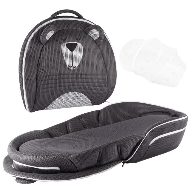 他サイト： ベビーアムール Bebamour ベビーベッド 折りたたみ式 ベッドインベッド 添い寝 簡易ベッド 新生児 携帯型ベビーベッド の商品画像