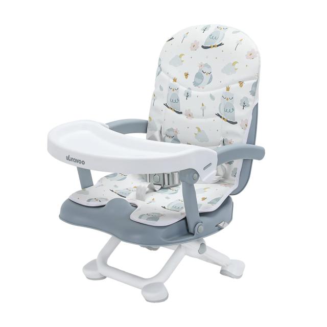 他サイト： UBRAVOO ベビーチェア ローチェア 折りたたみ カバー付き 高さ調整可能 軽量 赤ちゃん用 お食事椅子 テーブルチェア 持の商品画像