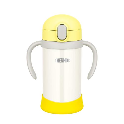 他サイト： サーモス(THERMOS) まほうびんのベビーストローマグ FJL-350 イエローホワイト (YWH) 350ml 水筒 子供の商品画像