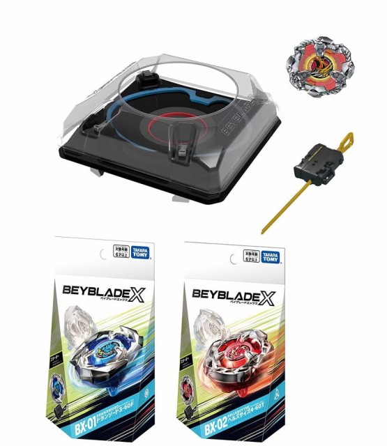 他サイト： ベイブレード X BEYBLADE X BX-37 ダブルエクストリームスタジアムセット + BX-01スターター ドランソードの商品画像