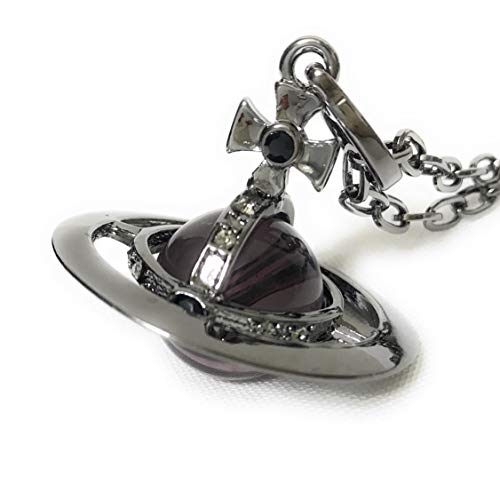 オーブ ネックレス ラージ ブラック パープルの通販はau Pay マーケット Up Market