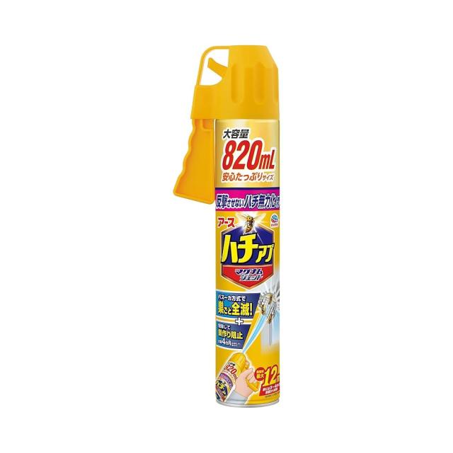 他サイト： ハチアブ マグナムジェット ハチ スプレー 蜂駆除スプレー 820ml ハチ撃退 巣作り防止 ハチ避け 害虫駆除の商品画像