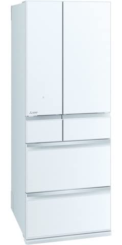 三菱電機 602L 6ドア 冷蔵庫 フレンチドア グレイングレージュ MR-MZ60H-W