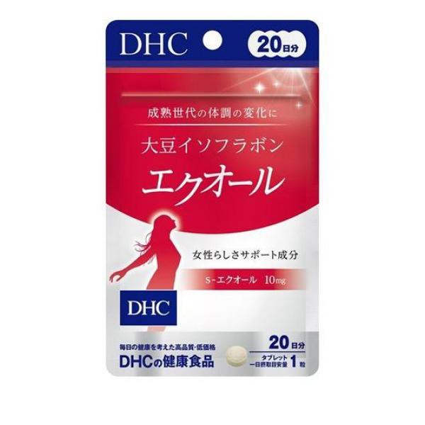 クーポン有 DHCの健康食品 大豆イソフラボンエクオール 20日分 20粒(定形外郵便での配送)